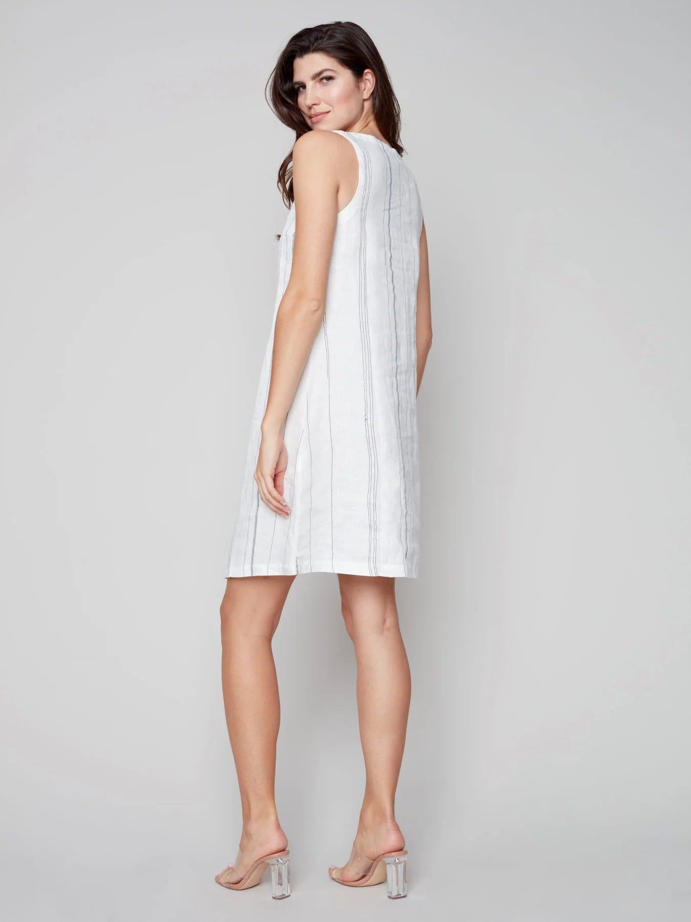 STRIPE COTTON DRESS sold by Nica product image thumbnail 2