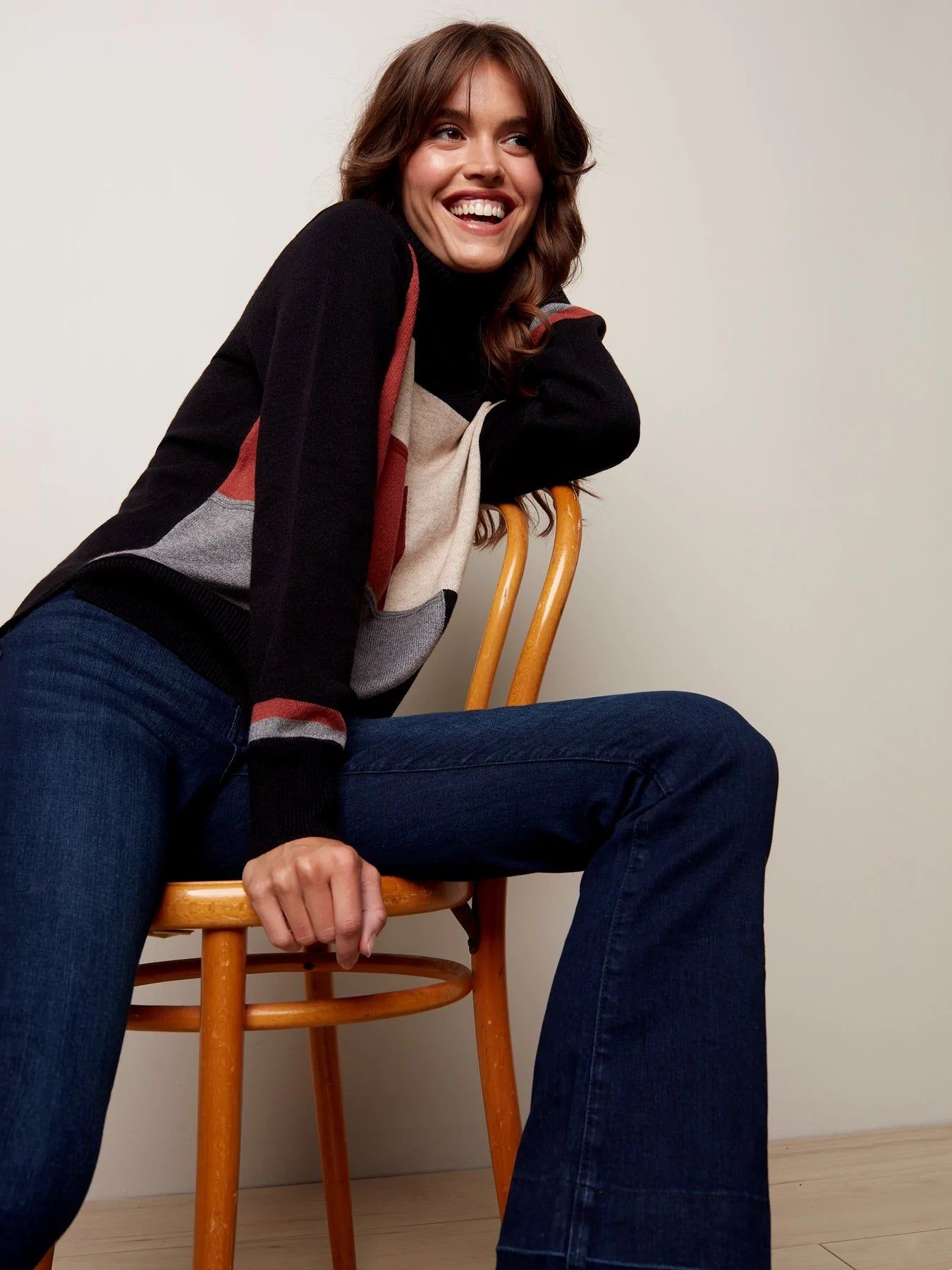 DENIM FLARE PANT sold by Nica product image thumbnail 4