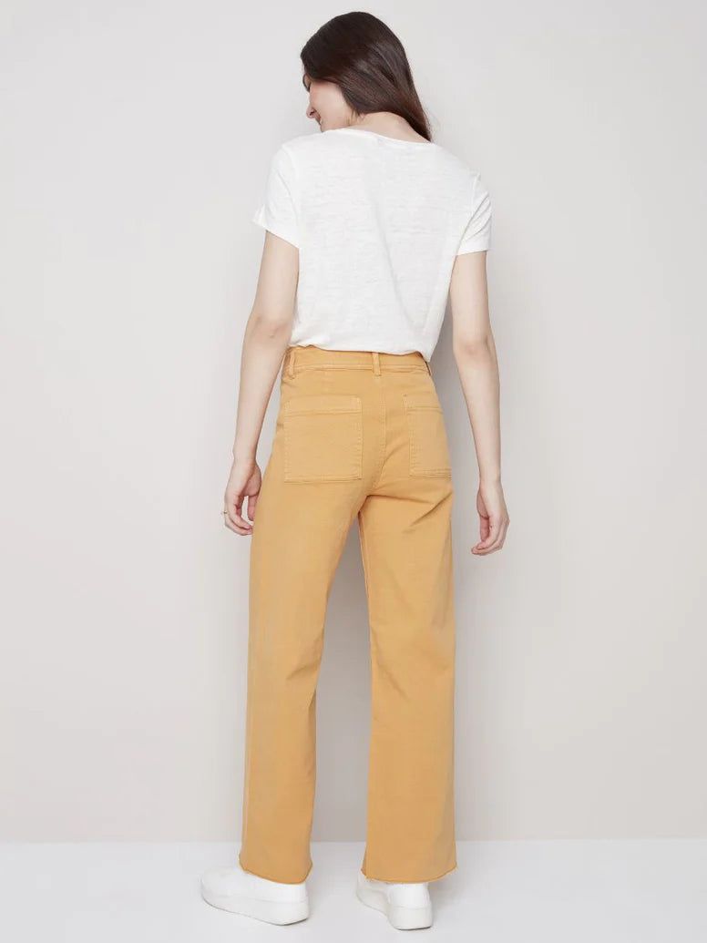 WIDE LEG JEANS WITH RAW HEM sold by Nica product image thumbnail 3