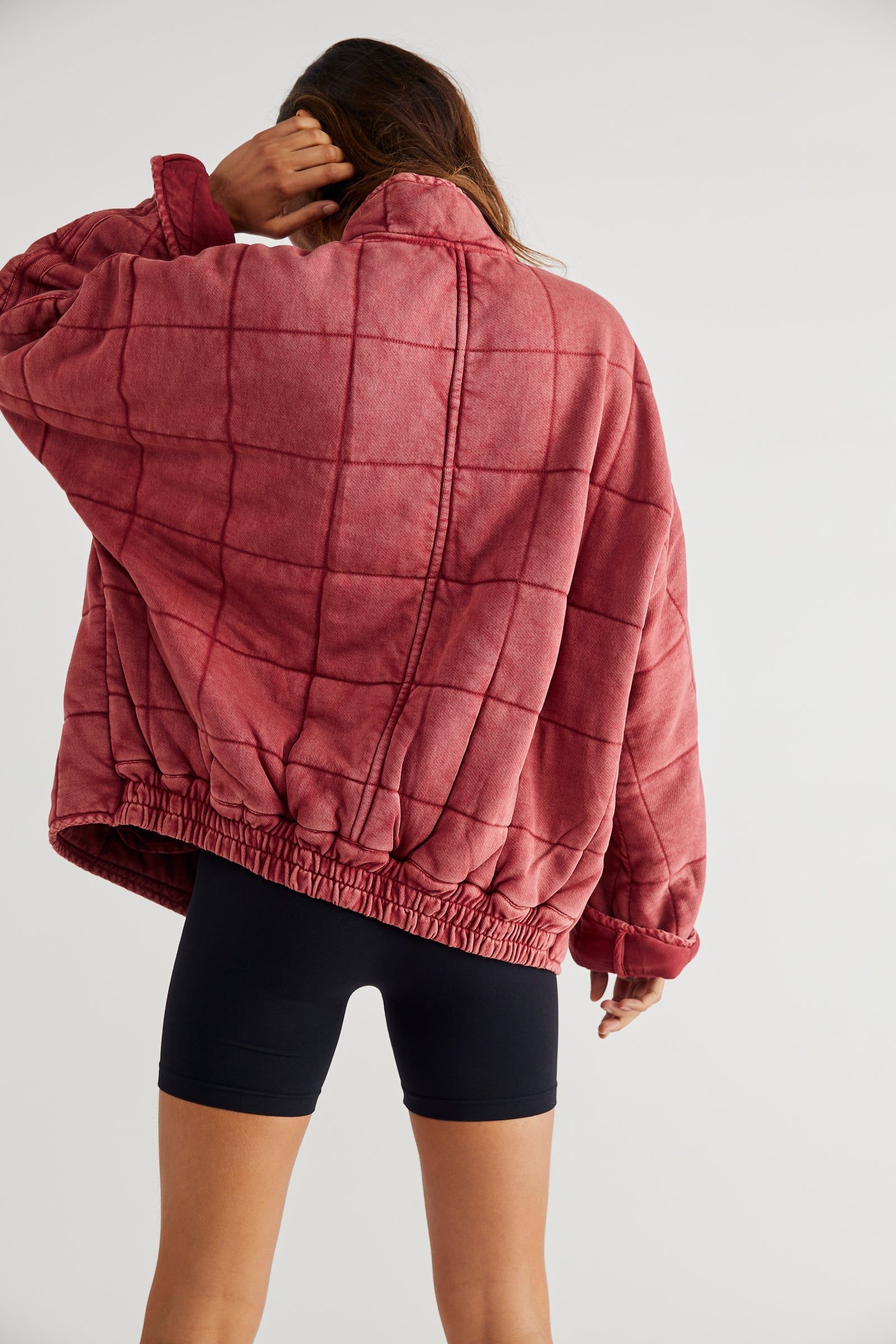 DOLMAN QUILTED KNIT JACKET sold by Nica product image thumbnail 3