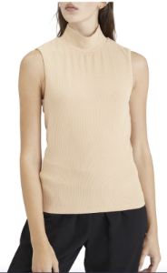 ESSENTIAL SLEEVELESS MOCK NECK sold by Nica