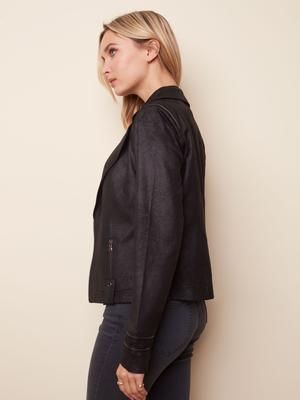 VINTAGE FAUX LEATHER JACKET sold by Nica product image thumbnail 2