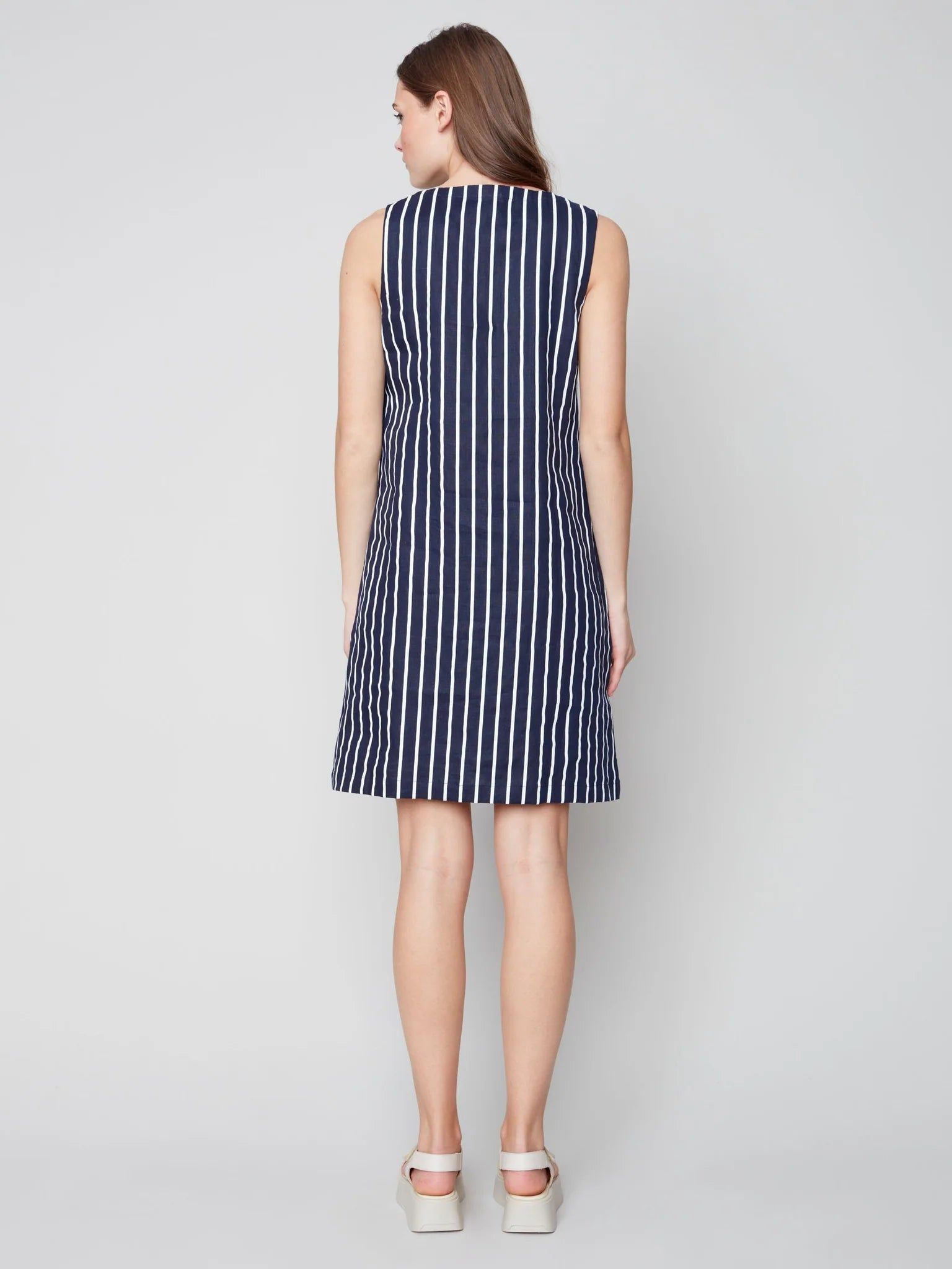STRIPE COTTON DRESS sold by Nica product image thumbnail 3