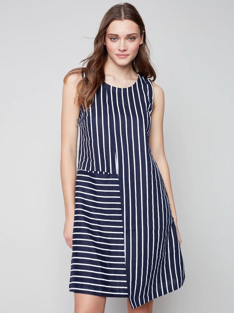 STRIPE COTTON DRESS sold by Nica product image thumbnail 4