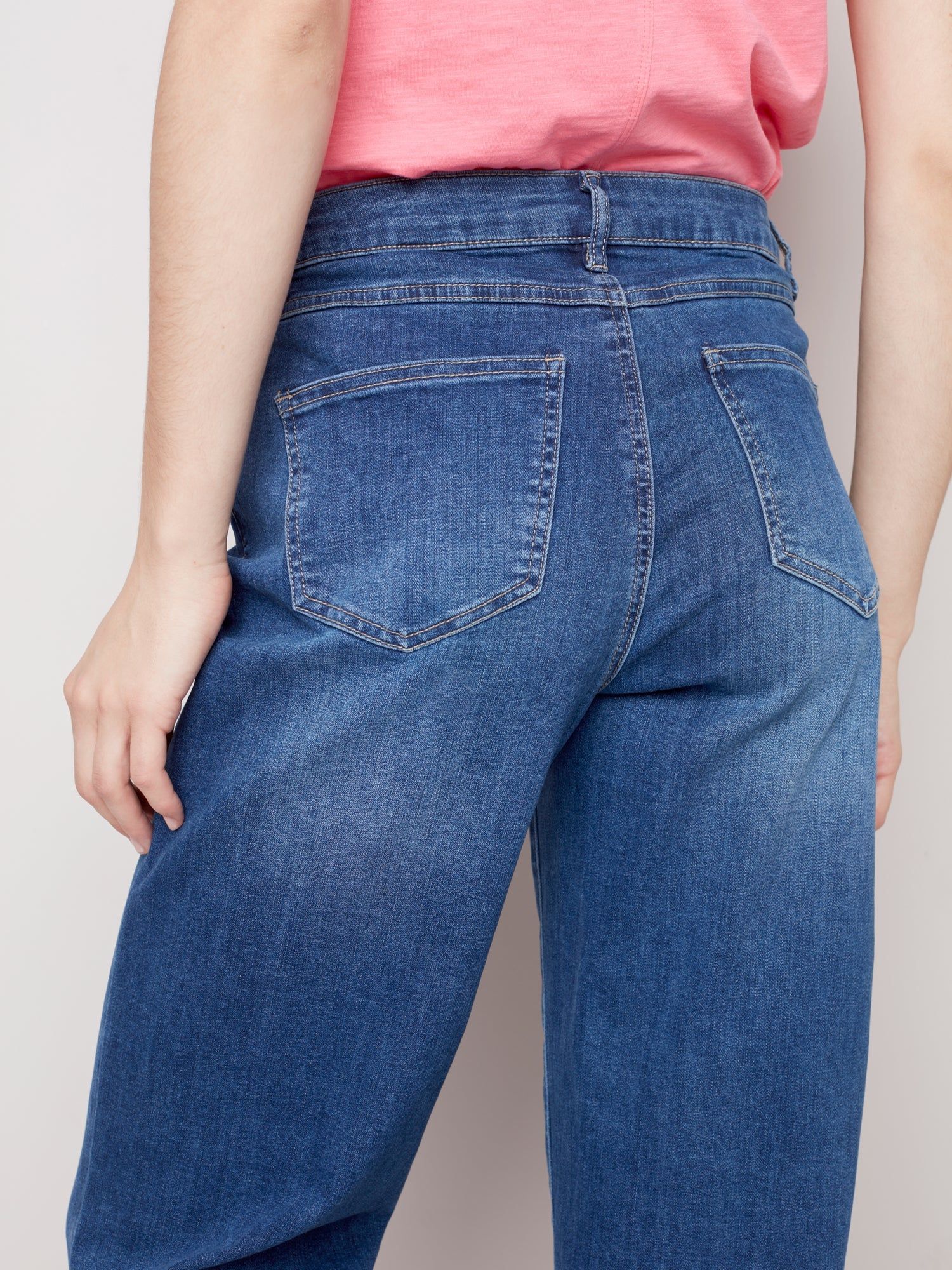 WIDE LEG CROP JEANS sold by Nica product image thumbnail 8