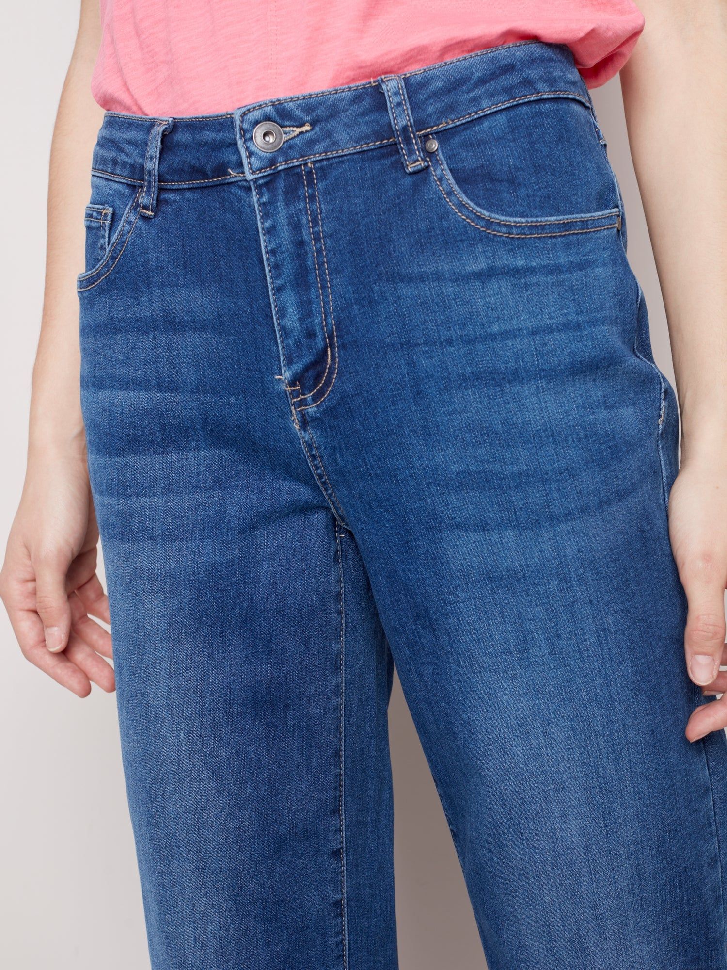 WIDE LEG CROP JEANS sold by Nica product image thumbnail 5