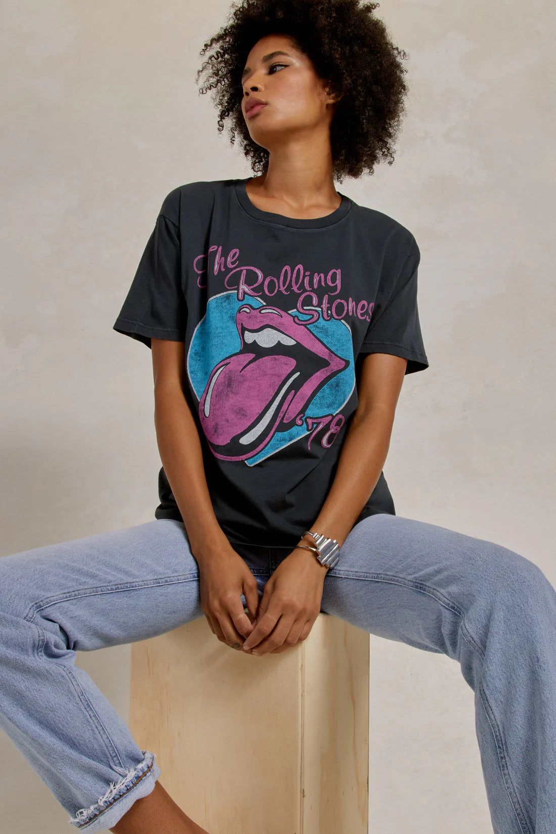 ROLLING STONES TICKET 78 BOYFRIEND TEE sold by Nica product image thumbnail 9