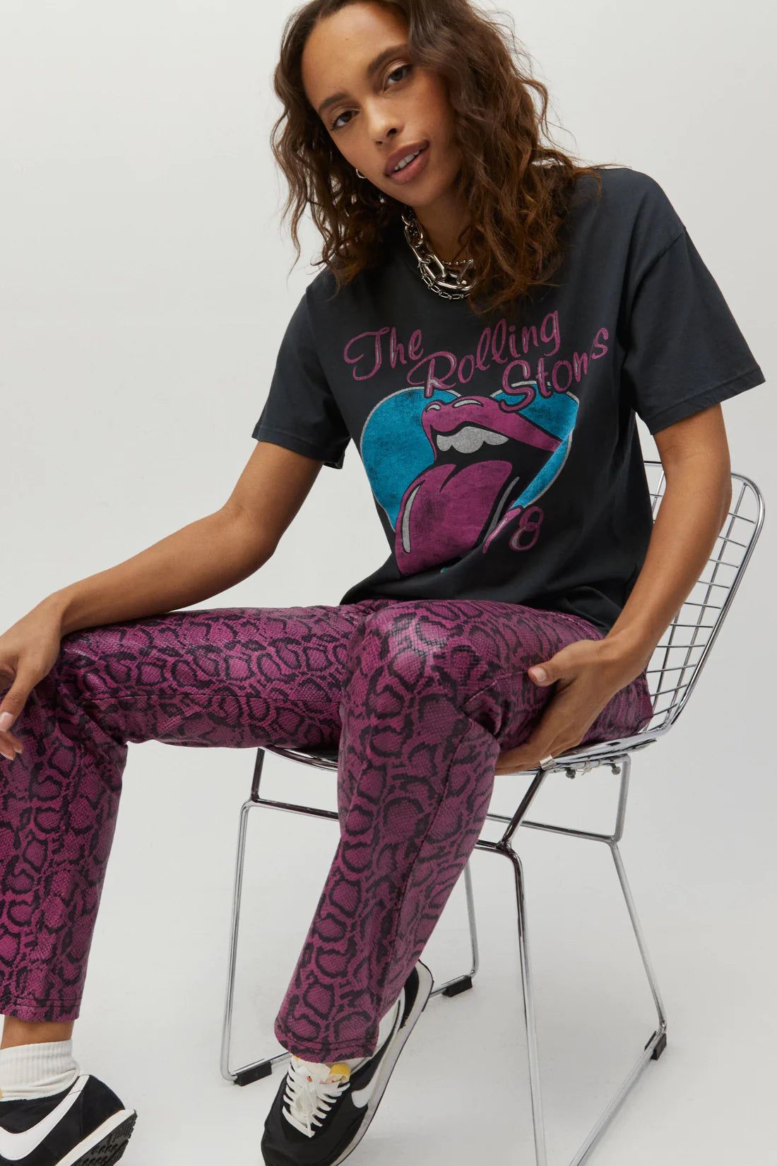 ROLLING STONES TICKET 78 BOYFRIEND TEE sold by Nica product image thumbnail 4