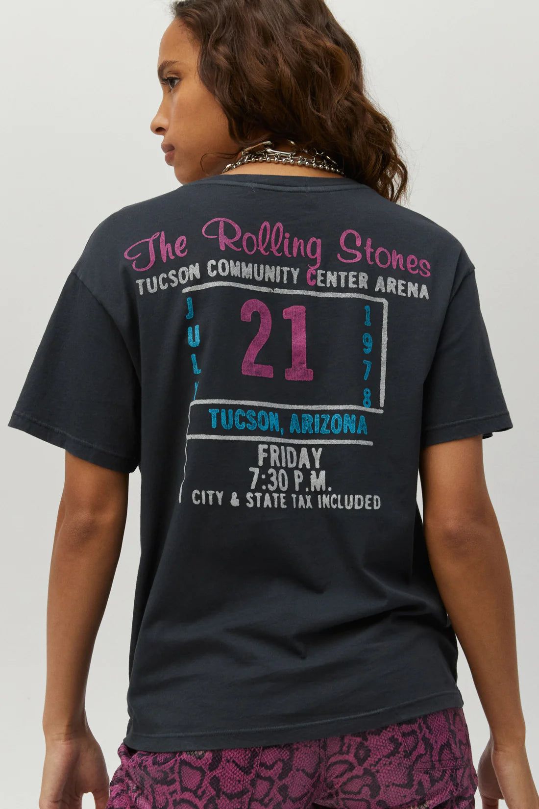 ROLLING STONES TICKET 78 BOYFRIEND TEE sold by Nica product image thumbnail 3