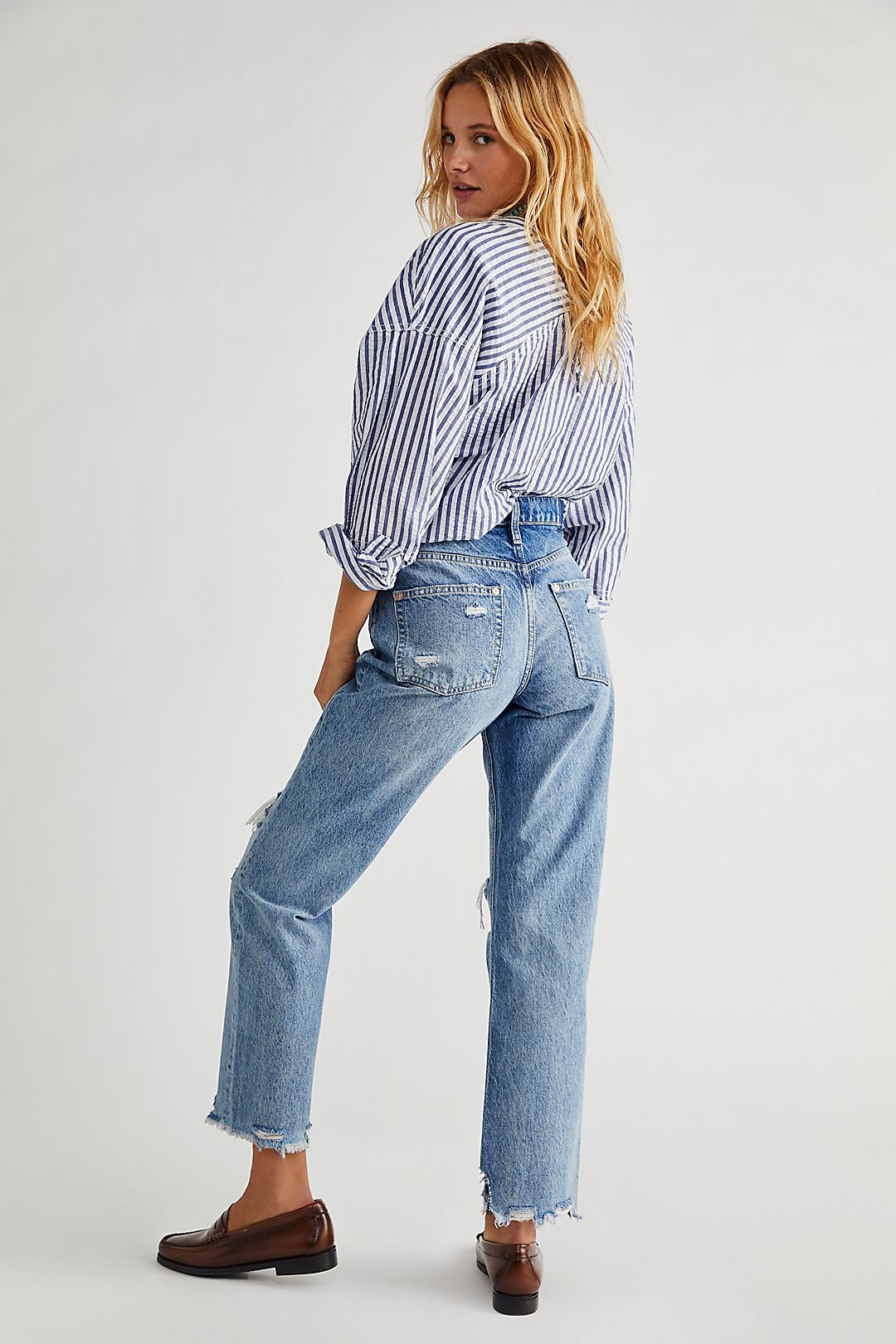 TAPERED BAGGY BOYFRIEND JEANS sold by Nica product image thumbnail 2