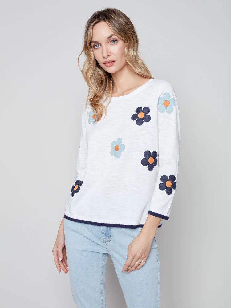 DAISY COTTON SWEATER sold by Nica product image thumbnail 3
