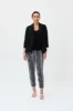 Crinkled Shawl Collar Cover-Up sold by Nica