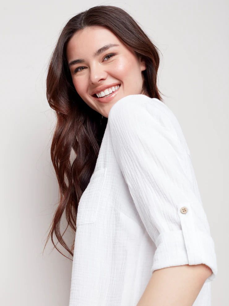 COTTON BLOUSE sold by Nica product image thumbnail 2