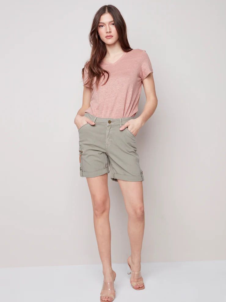 COTTON CARGO SHORTS sold by Nica