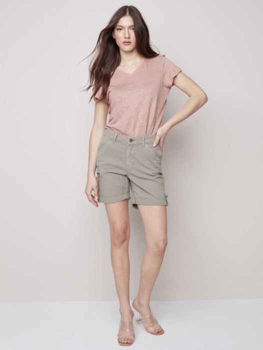 COTTON CARGO SHORTS sold by Nica product image thumbnail 4