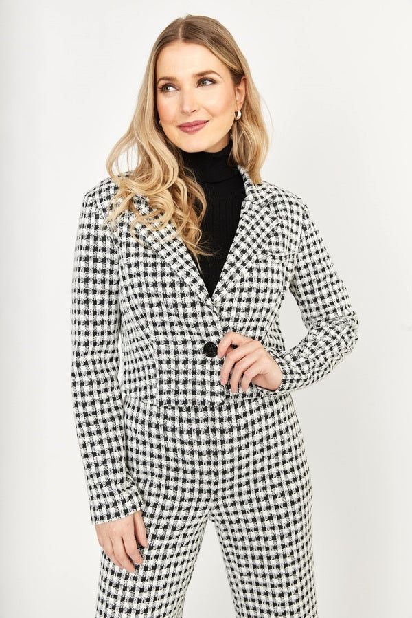 HOUNDSTOOTH JACKET sold by Nica product image thumbnail 2
