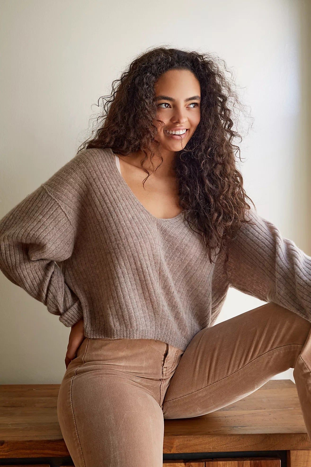 ELIAS CASHMERE V SWEATER sold by Nica product image thumbnail 5