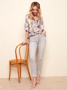 FRAYED HEM DENIM sold by Nica