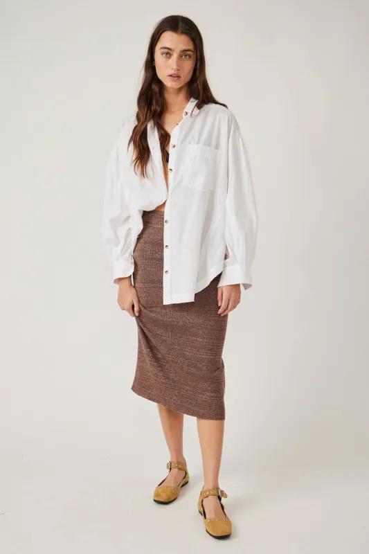 GOLDEN HOUR MIDI SKIRT sold by Nica