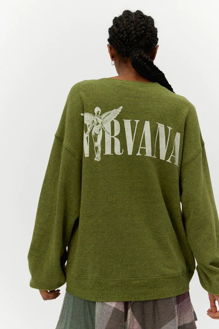 NIRVANA IN UTERO TOUR OVERSIZED CREW sold by Nica product image thumbnail 2