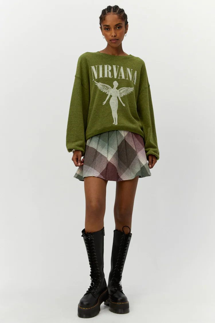 NIRVANA IN UTERO TOUR OVERSIZED CREW sold by Nica product image thumbnail 4