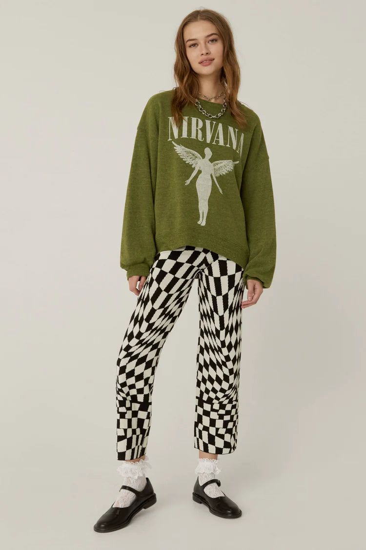 NIRVANA IN UTERO TOUR OVERSIZED CREW sold by Nica product image thumbnail 9