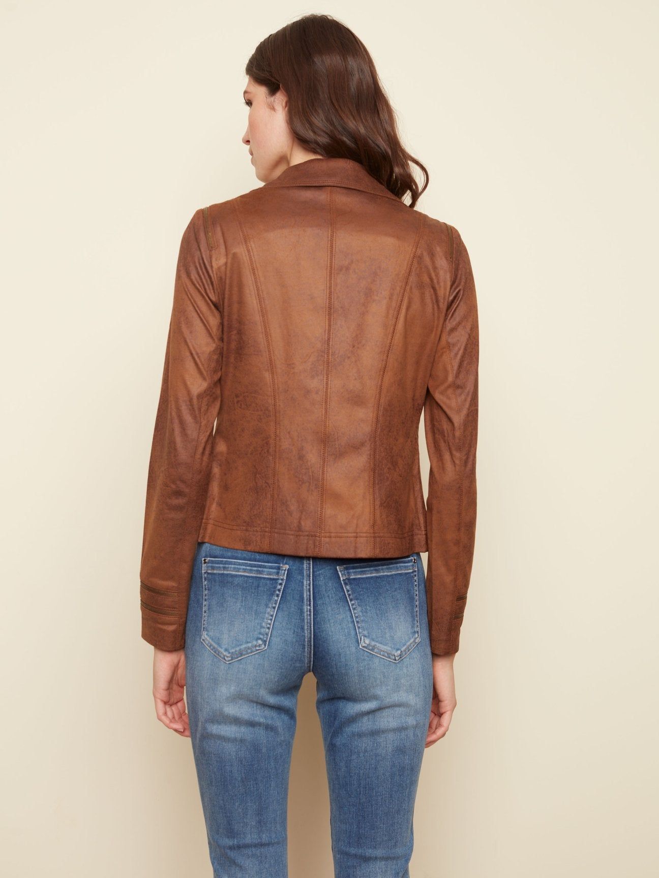 VINTAGE FAUX LEATHER JACKET sold by Nica product image thumbnail 3