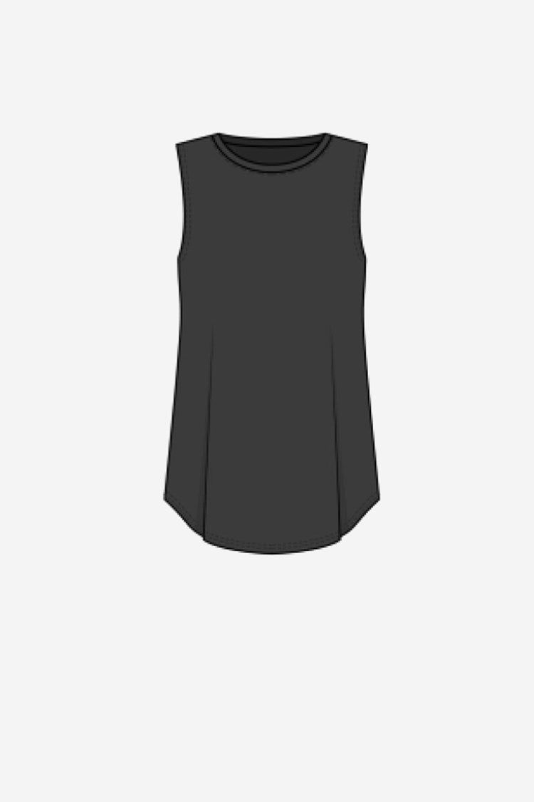 Sleeveless Crewneck Top sold by Nica