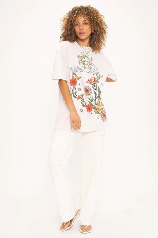 SUN COMING/MOON GOING OVERSIZED TEE sold by Nica product image thumbnail 2