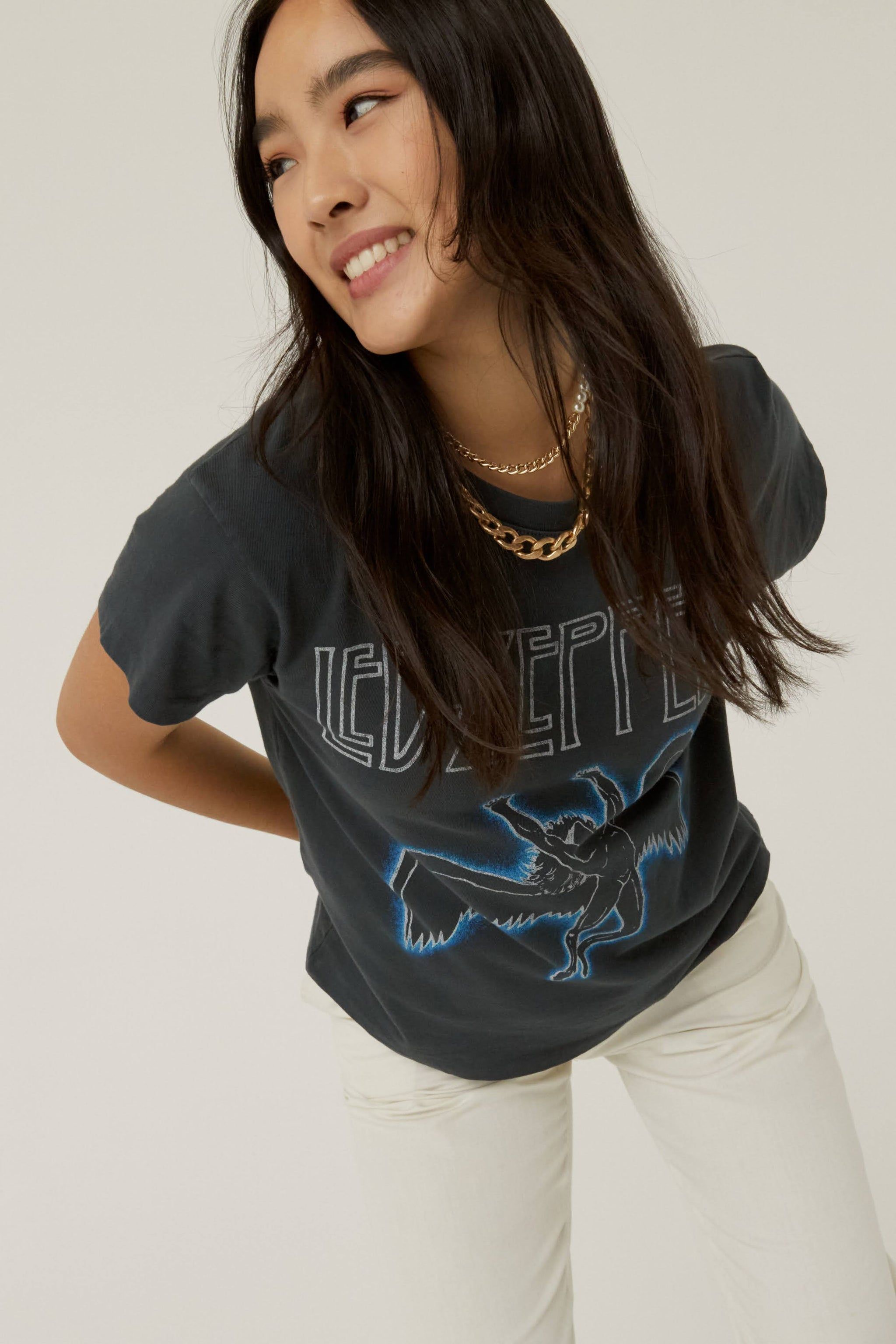 LED ZEPPELIN 1984 GLOWING ICARUS TOUR TEE sold by Nica product image thumbnail 2