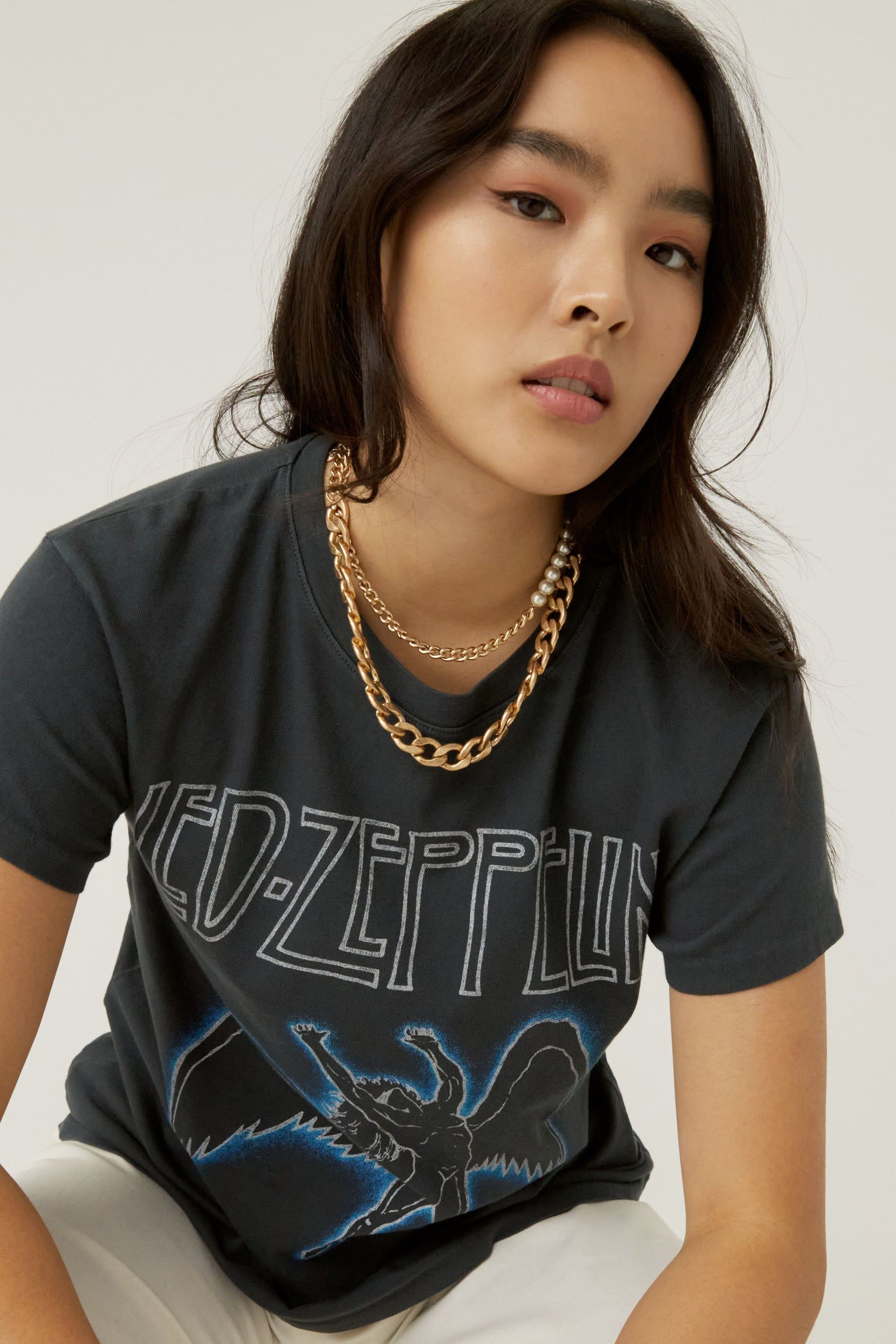 LED ZEPPELIN 1984 GLOWING ICARUS TOUR TEE sold by Nica product image thumbnail 4