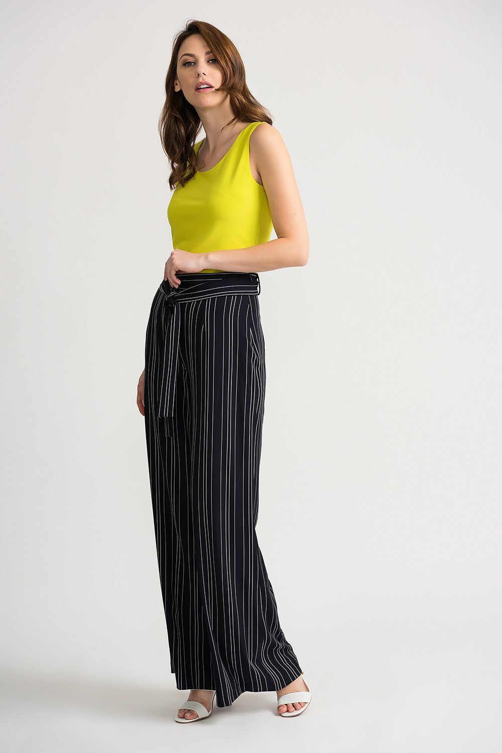 STRIPED WIDE LEG PANT sold by Nica product image thumbnail 4