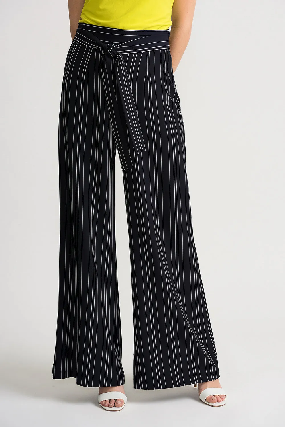 STRIPED WIDE LEG PANT sold by Nica