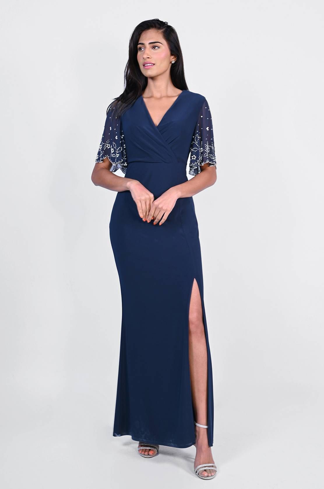 EMBELLISHED SLEEVE DRESS sold by Nica product image thumbnail 2