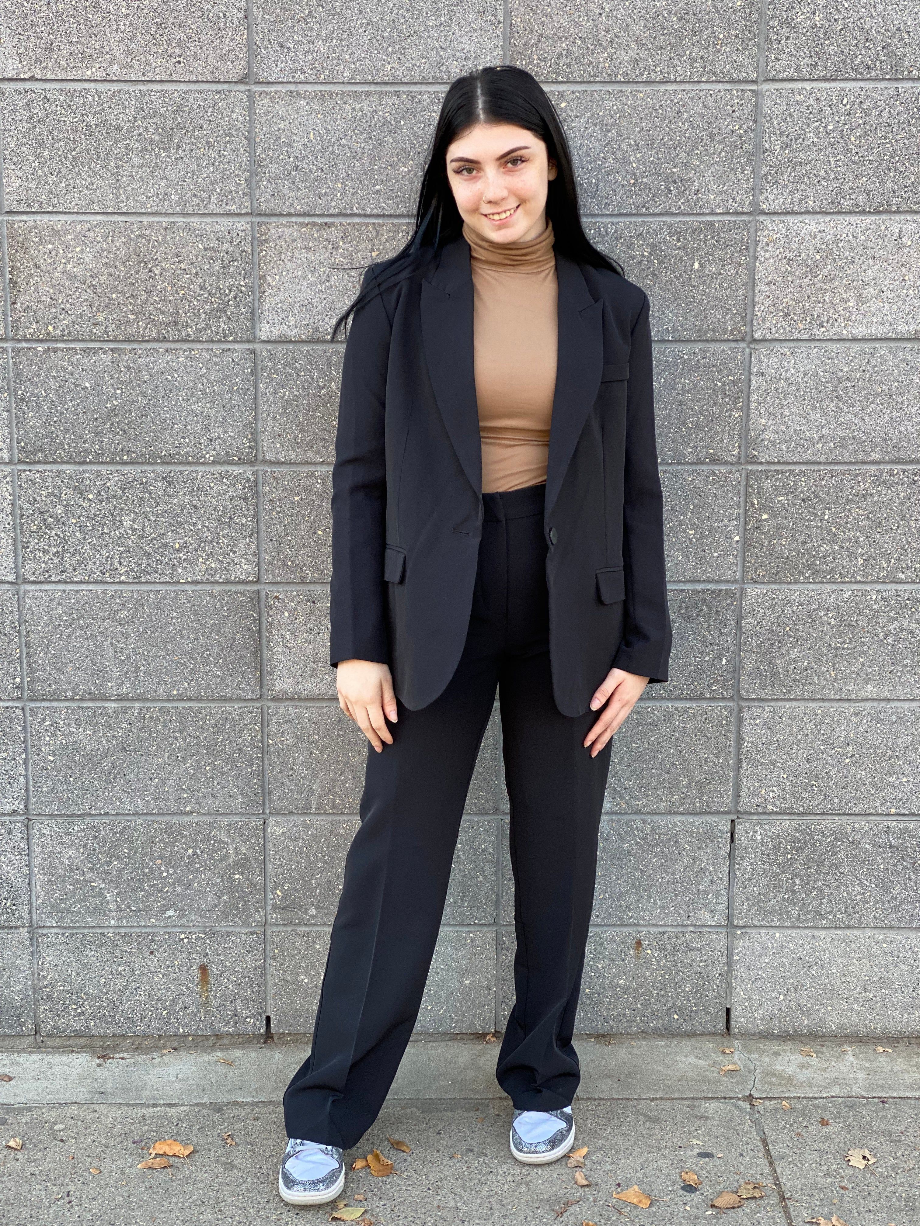 BLAKE FLAT FRONT TROUSER sold by Nica product image thumbnail 5