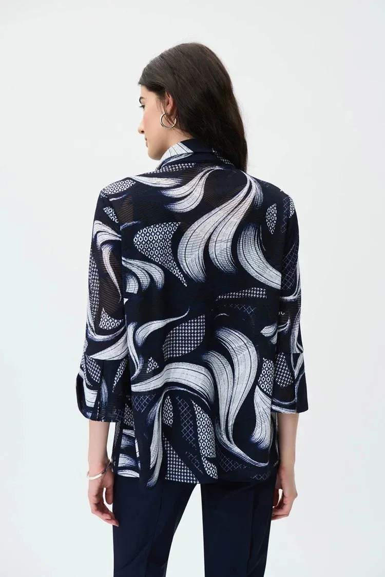 Jacquard Trapeze Jacket sold by Nica product image thumbnail 4