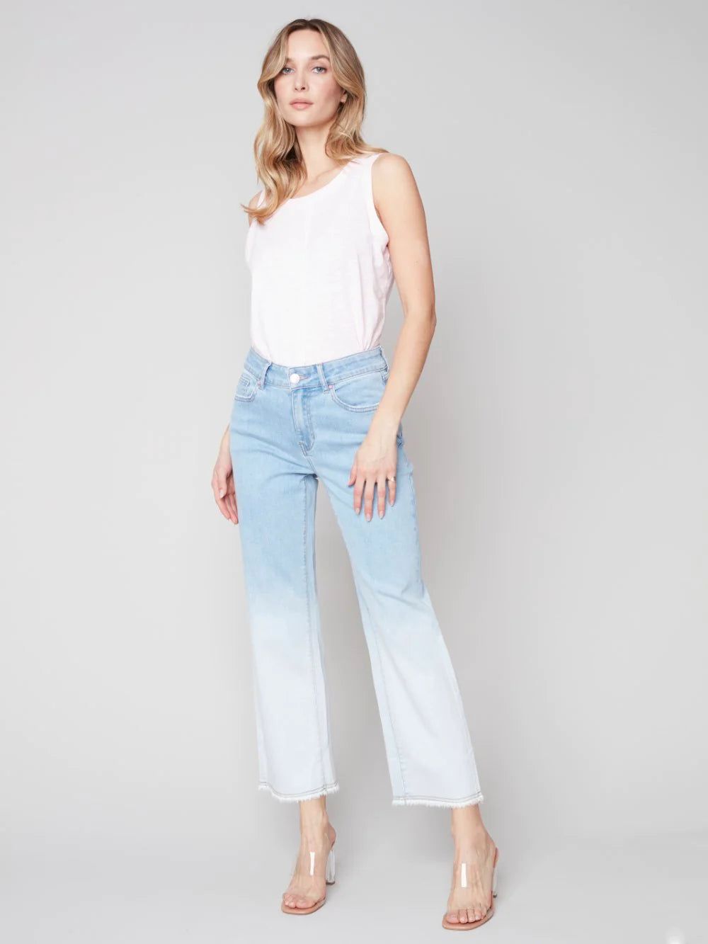 OMBRE WIDE LEG JEANS sold by Nica product image thumbnail 2
