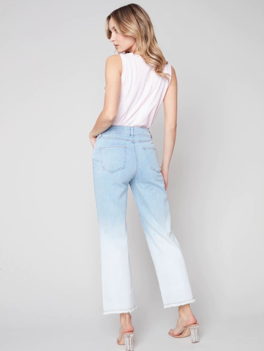 OMBRE WIDE LEG JEANS sold by Nica product image thumbnail 7