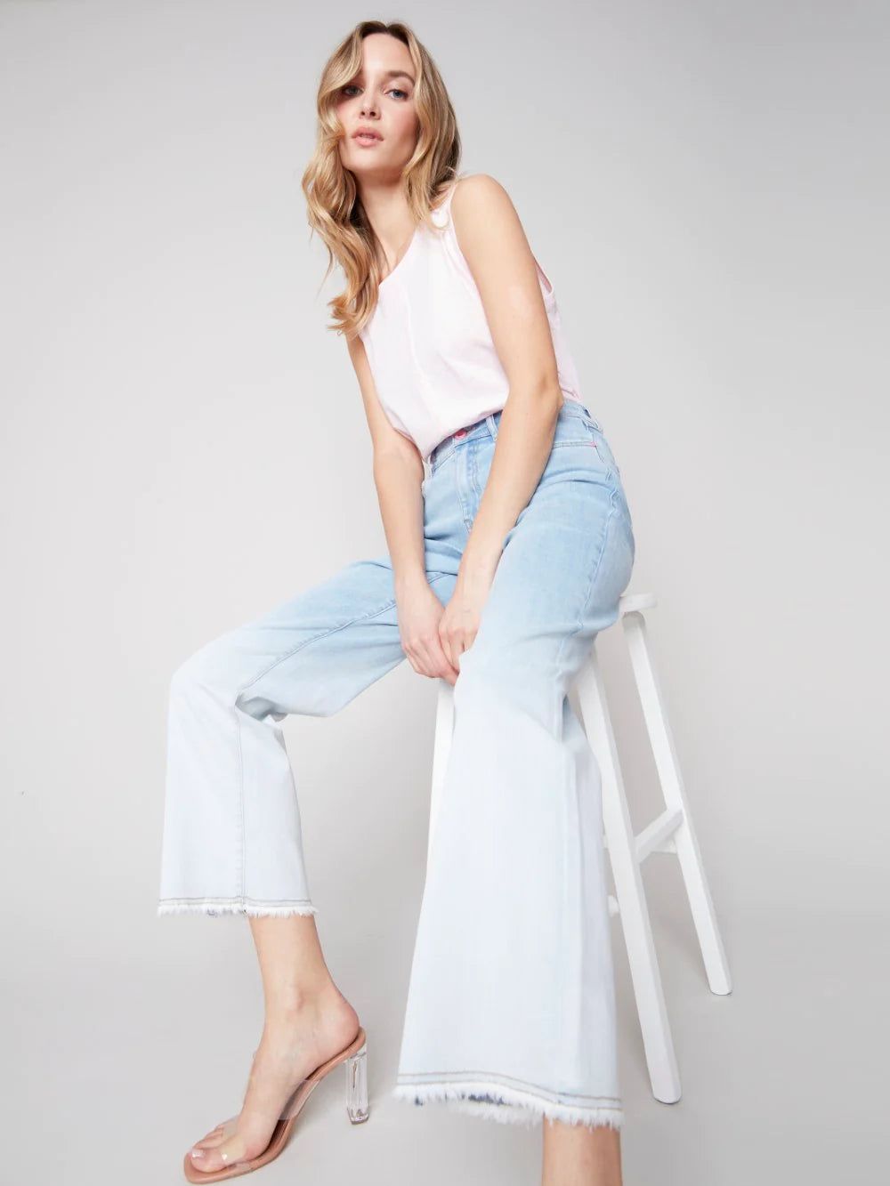 OMBRE WIDE LEG JEANS sold by Nica product image thumbnail 9
