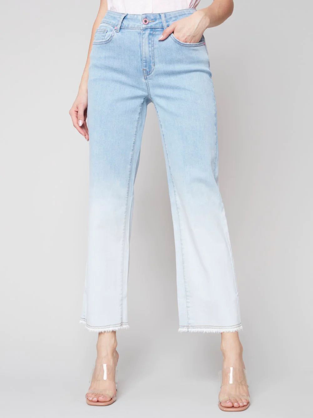 OMBRE WIDE LEG JEANS sold by Nica product image thumbnail 4