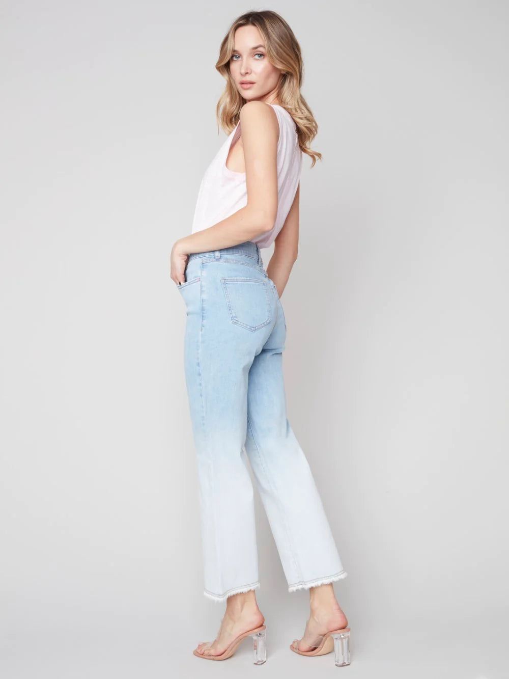 OMBRE WIDE LEG JEANS sold by Nica product image thumbnail 3