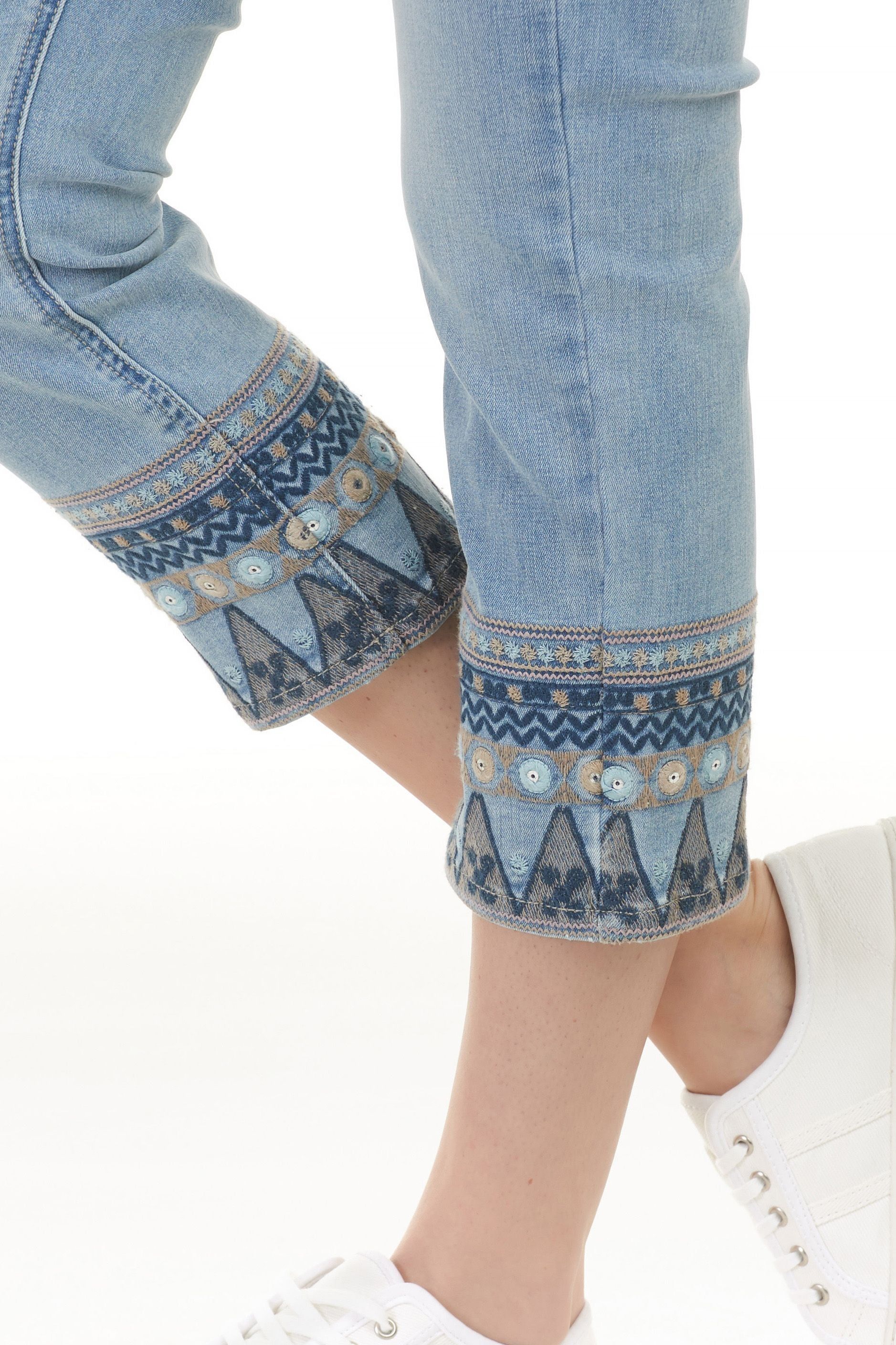 EMBROIDERY DETAIL JEANS sold by Nica product image thumbnail 2