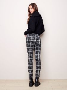 PLAID PULL-ON PANTS sold by Nica