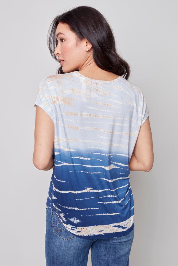 GRADIENT TIE DYE TOP sold by Nica product image thumbnail 3