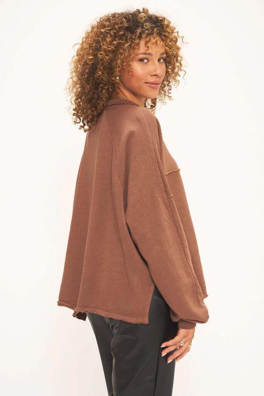 JADA HALF ZIP SWEATSHIRT sold by Nica product image thumbnail 4