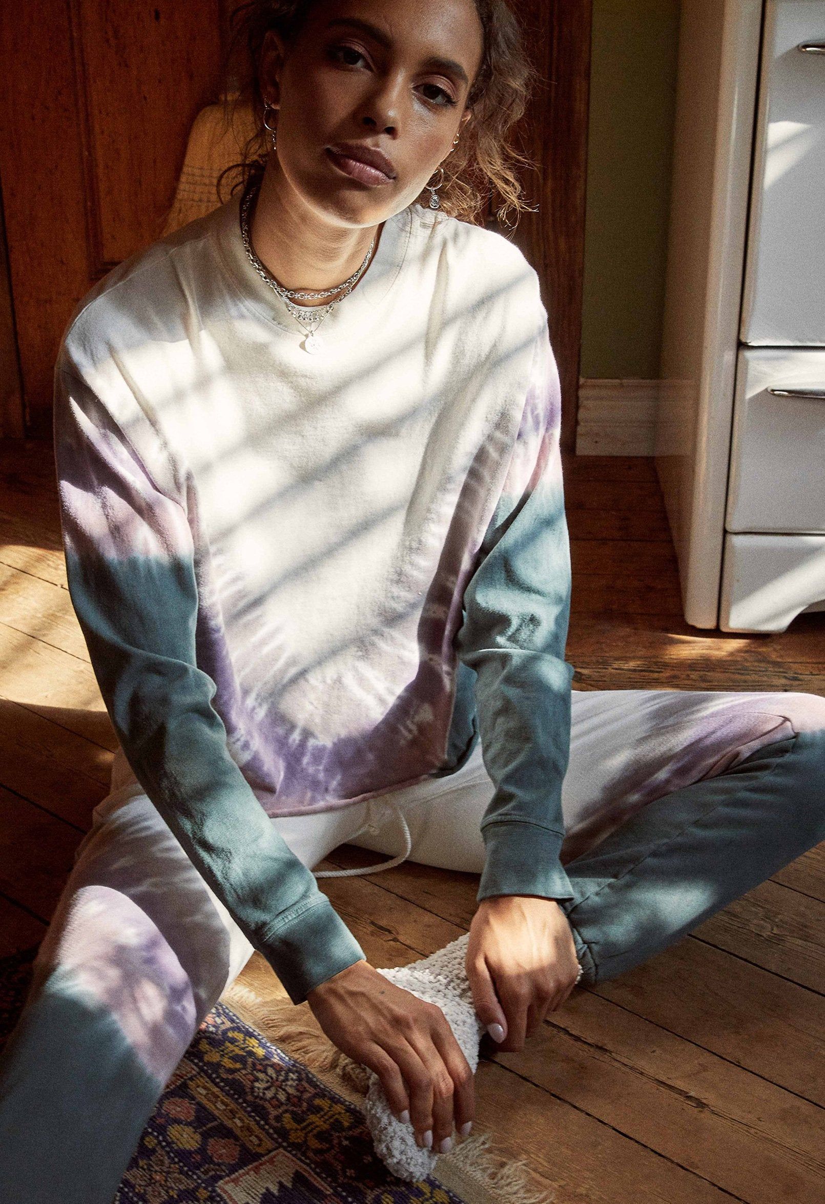 DUSTY ROSE TIE DYE LONG SLEEVE sold by Nica product image thumbnail 3