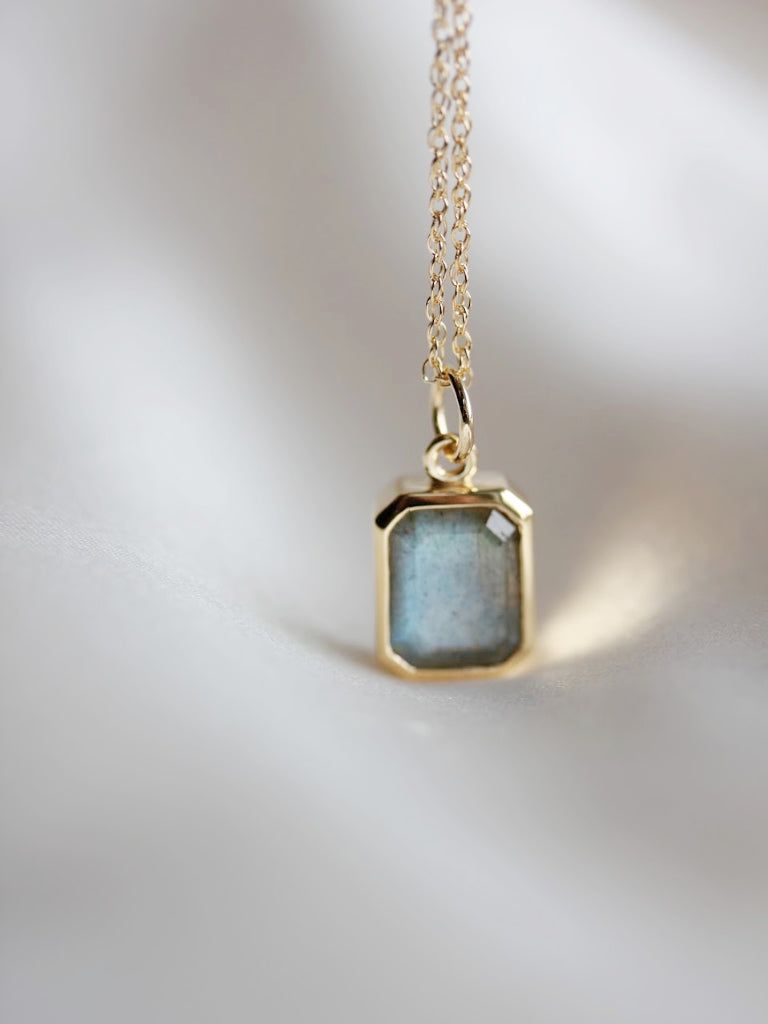 LABRADORITE POOL NECKLACE sold by Nica product image thumbnail 3