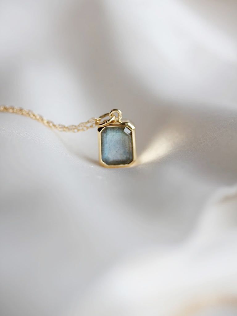 LABRADORITE POOL NECKLACE sold by Nica product image thumbnail 2