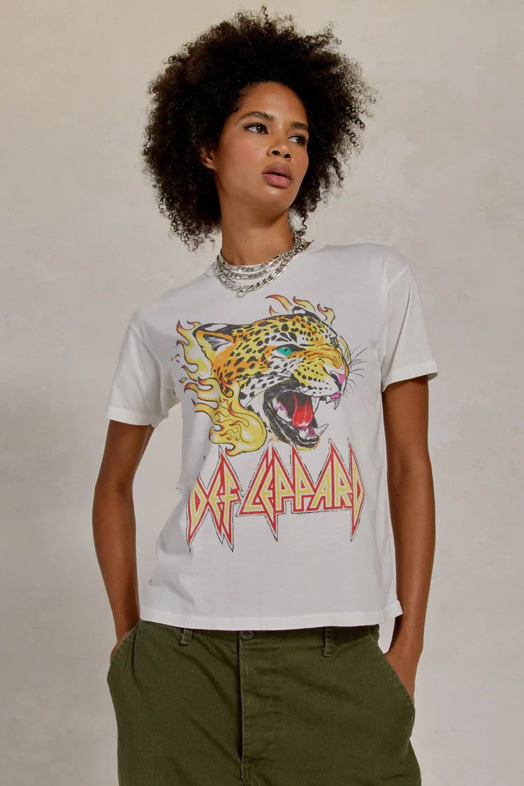 DEF LEPPARD TNT PYROMANIA '83 RINGER TEE sold by Nica product image thumbnail 6