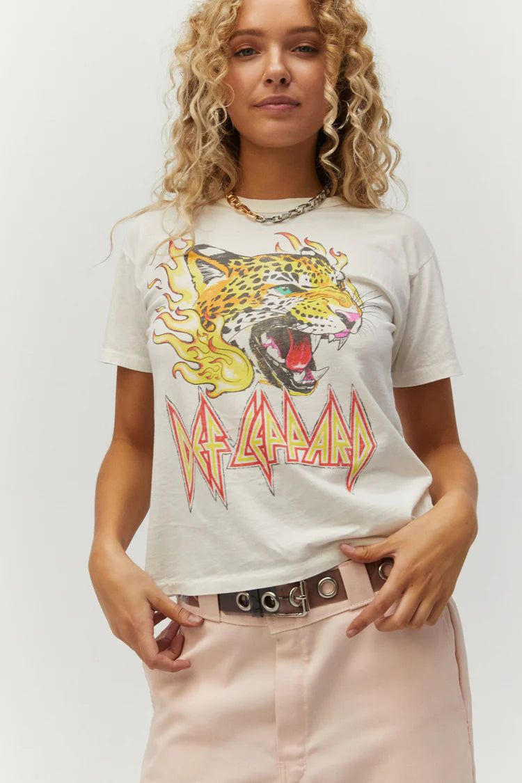DEF LEPPARD TNT PYROMANIA '83 RINGER TEE sold by Nica